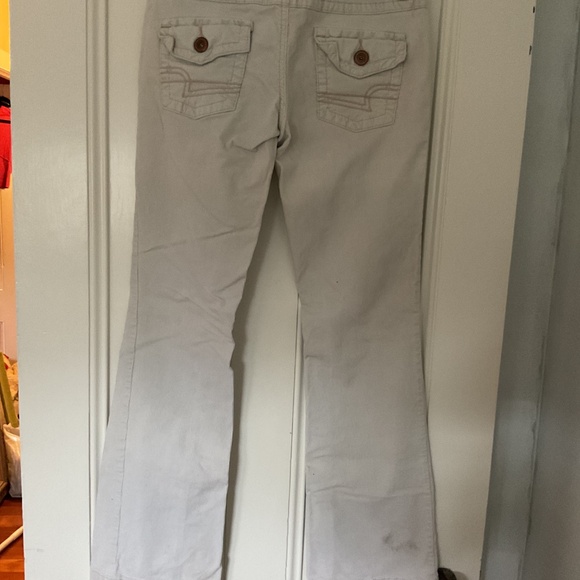 Corduroy flare pants. - Picture 2 of 4